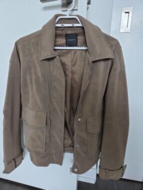 Dynamite Suede EffectBomber Jacket